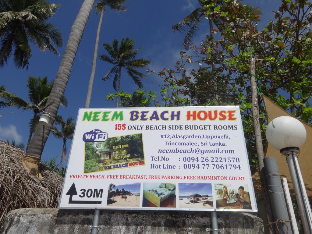 Neem Beach House 亭可马里 外观 照片